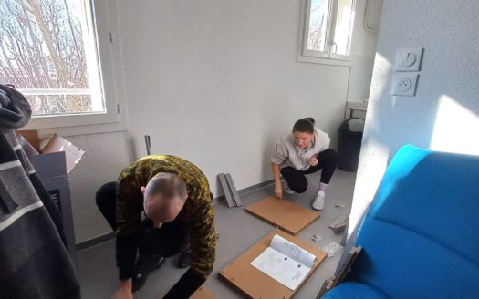 Entraide ukrainienne - Aménagement d'un appartement à Perpignan